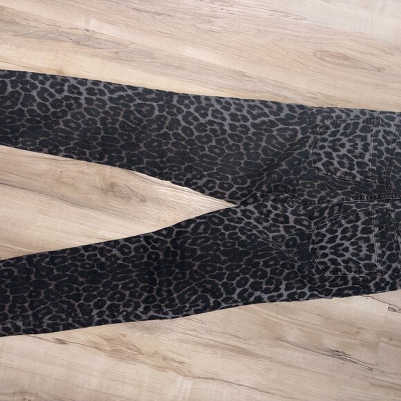 Zara Leopard Print Jeggings Sz 6 - Picture 4 of 8
